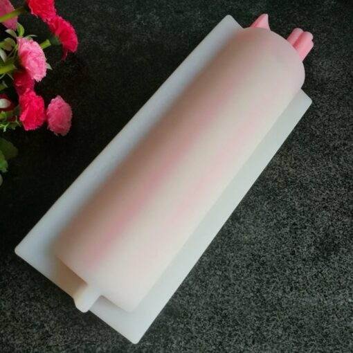Vedini Round Tube Soap Mold Column Silicone Embed Soap Making Supplies Tool 1000ML JKB-504 - Image 3