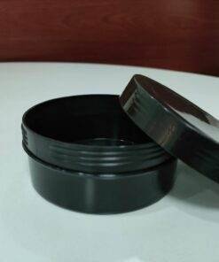 Alternative view of Body Butter Jar 200ml Black  (Like Body Shop jar)