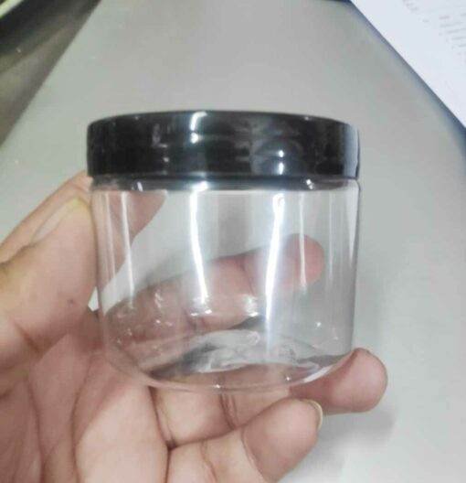 New 200ml Plastic pet Jar Clear - Image 3