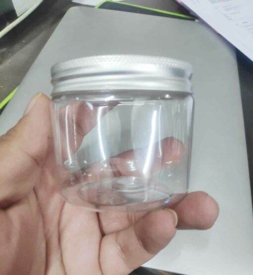 New 200ml Plastic pet Jar Clear - Image 4
