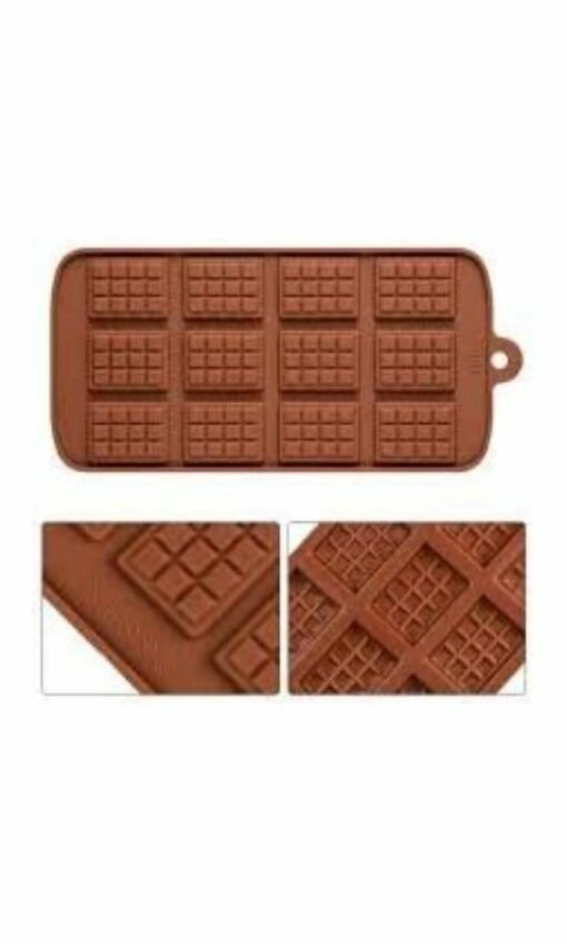Vedini Cadbury Silicone Mini Chocolate 12 Cavity Cadbury Brown Chocolate Mold JKB-619 - Image 3