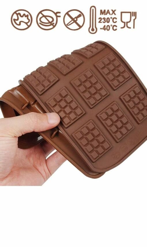 Vedini Cadbury Silicone Mini Chocolate 12 Cavity Cadbury Brown Chocolate Mold JKB-619 - Image 4