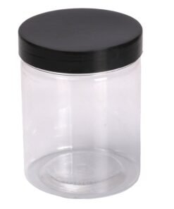 Vedini Plastic Jar (500 ml) - Black Cap