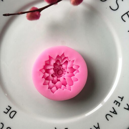 Vedini 1 Cavity lotus flower silicone mold JKB - 212 - Image 4