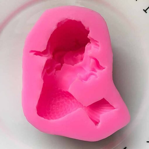 Vedini Silicone Mermaid Fondant Mold Cute 3D Sleeping Baby Girl Mold 209 - Image 4