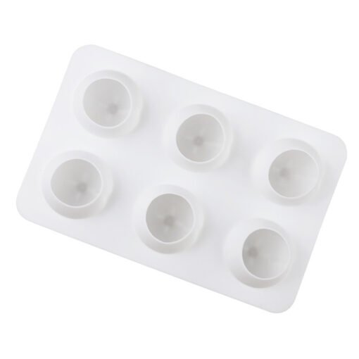 Vedini 6-Cavity Peach Fruit Candle Wax Cake Chocolate Silicone Mould JKB-182 - Image 4