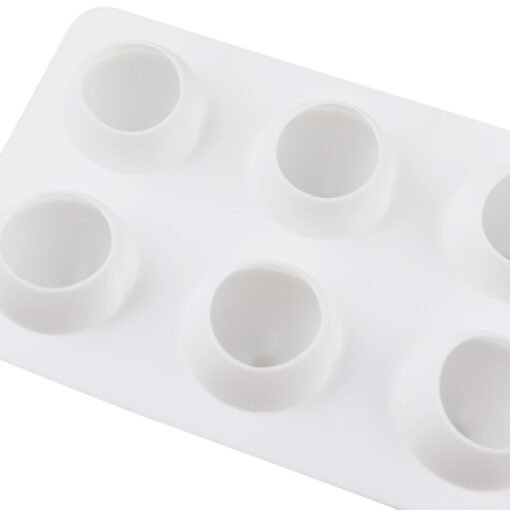 Vedini 6-Cavity Peach Fruit Candle Wax Cake Chocolate Silicone Mould JKB-182 - Image 2