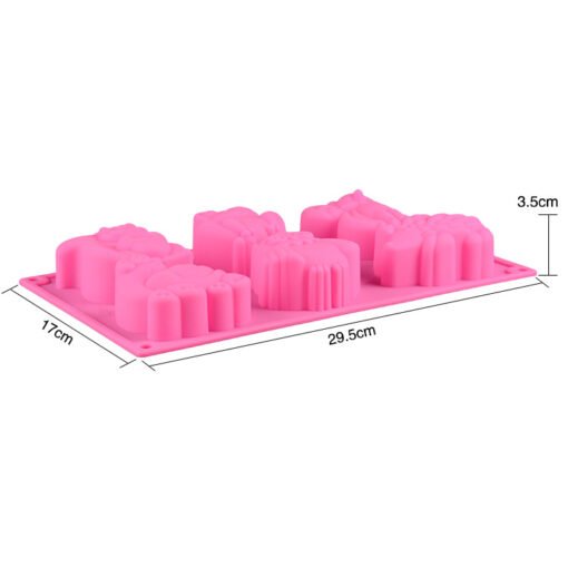 Vedini 6 Cavity cartoon animal shape cake mold frog kangaroo and other baking molds (125 to 130 GM APPOX)JKB-180 - Image 5