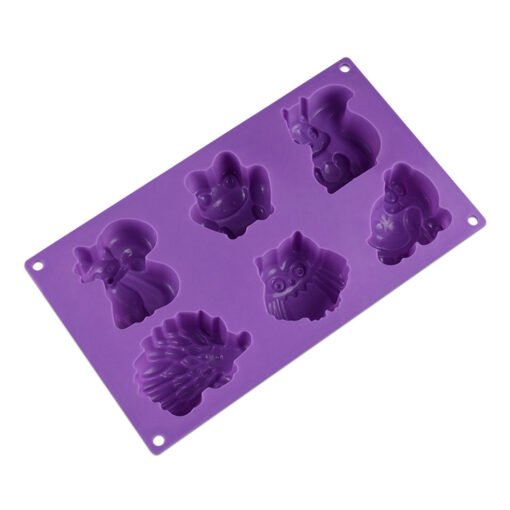 Vedini 6 Cavity cartoon animal shape cake mold frog kangaroo and other baking molds (125 to 130 GM APPOX)JKB-180 - Image 3