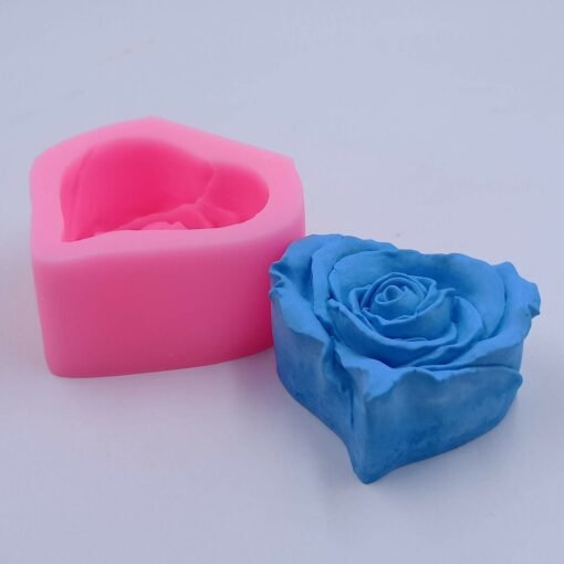 Vedini Heart Flower Silicone Candle Mold 3D Rose Candle Mold Code 158 - Image 7