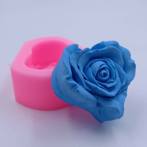 Vedini Heart Flower Silicone Candle Mold 3D Rose Candle Mold Code 158 - Image 3