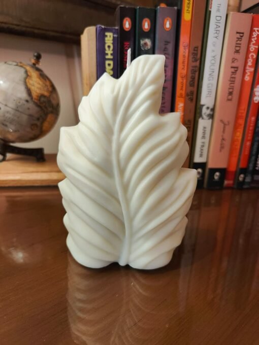 Vedini Beautiful Big Leaf Candle Mold | Leaf Shaped Decorative Candle Mold Code 112 - Image 4