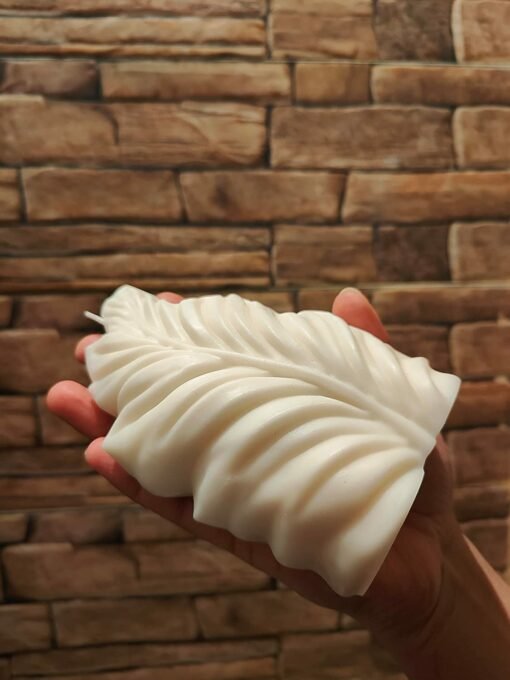 Vedini Beautiful Big Leaf Candle Mold | Leaf Shaped Decorative Candle Mold Code 112 - Image 3