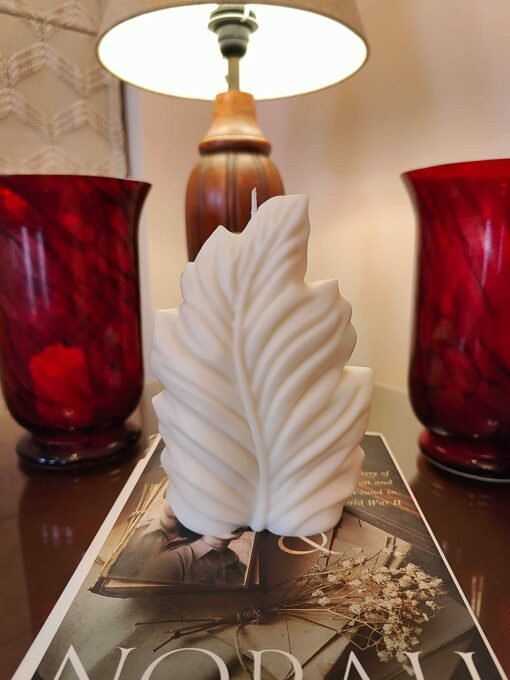 Vedini Beautiful Big Leaf Candle Mold | Leaf Shaped Decorative Candle Mold Code 112 - Image 2