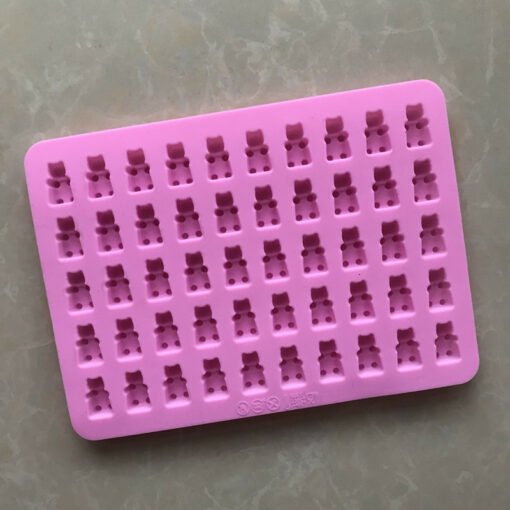 Vedini 50 Cavity bear silicone chocolate homemade ice tray Mold JKB-604 - Image 3