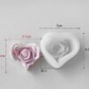 Vedini Heart Flower Silicone Candle Mold 3D Rose Valentine Candle Mold Code 158 - Image 8