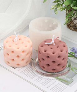 1 Pc Silicone Christmas Cedar Scented Candle Making Mold For Diy