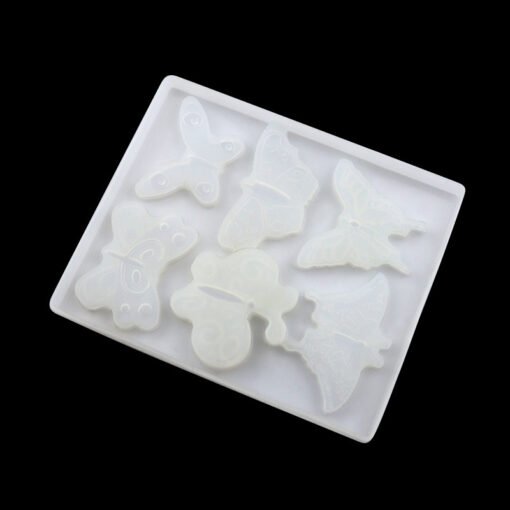 Vedini 6 Cavity butterfly handmade candle mold JKB-213 - Image 2