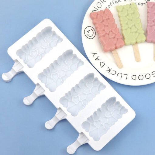 4 Cavity Large Fan In Ice Cream Mold