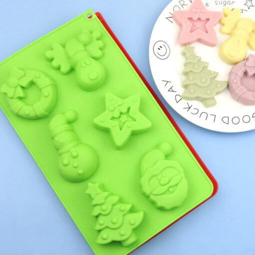 Elk Snowman Christmas Tree Star Mold