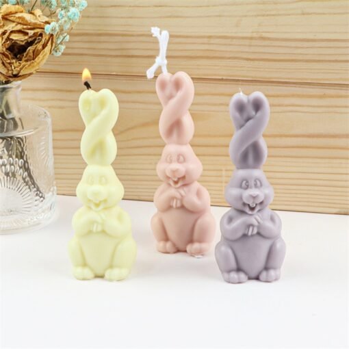 Fancy Long Ears Rabbit Resin Mold