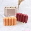 Wave Shape Non-Stick Curve Candle Mold