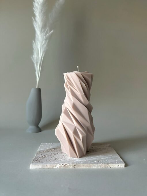 Vedini Geometric Diamond Shape Candle Silicone Mold Code 143 - Image 4
