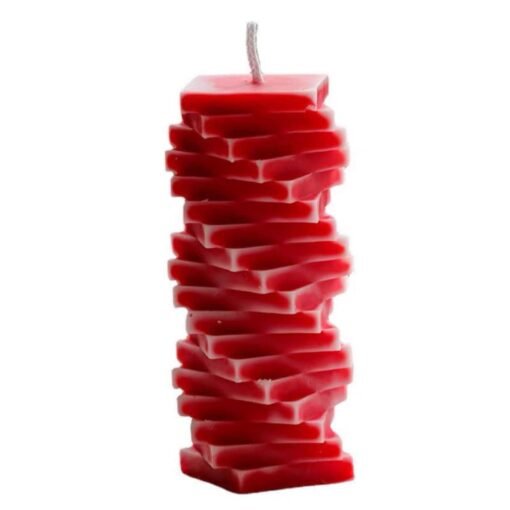 Vedini Rotating blocks art pillar silicone candle mold (1 Cavity ) Code 159 - Image 3