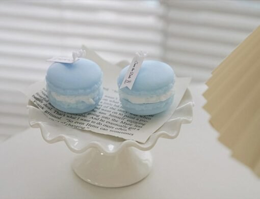 Vedini Macaron Silicone Candle Mold, Scented Candles, Dessert Candle, Colorful Candle, Home Decor, Cute Candles, Gift For Her, Code 137 - Image 2