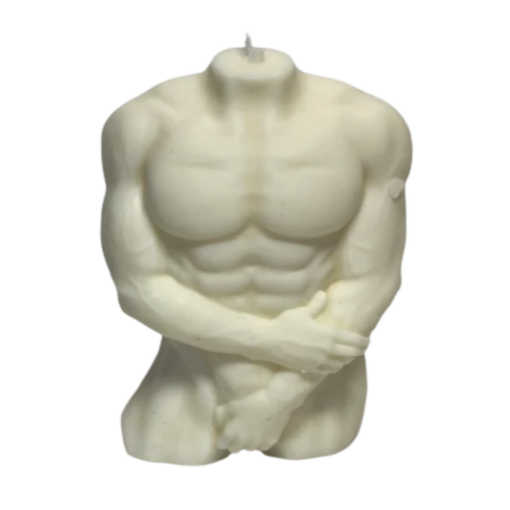 Male Torso Candle Mold