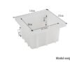 Vedini 4 inch 500ml square soap mold JKB-501 - Image 6
