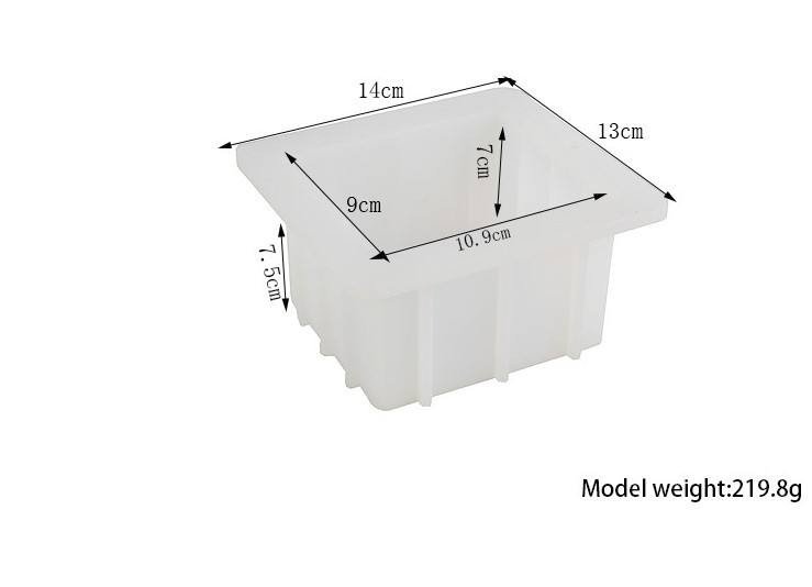 Vedini 4 inch 500ml square soap mold JKB-501 - Image 6