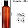 Comb Cap Amber Bottle