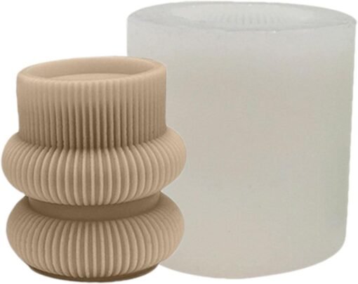 Vedini Pillar Candle Molds - Resin Casting Molds Pillar Shape - Silicone Molds 3D for DIY Jkb-172 - Image 2
