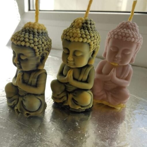 Vedini Buddha Design Candle Mold Soap Mold Resin Craft Decorating Craft Molds 3D Silicone Mold Jkb- 171 - Image 4