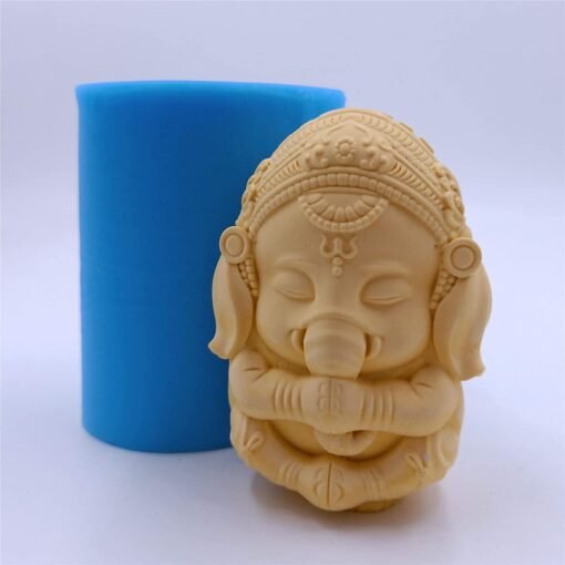 3D Ganesh Soap Candle Mold