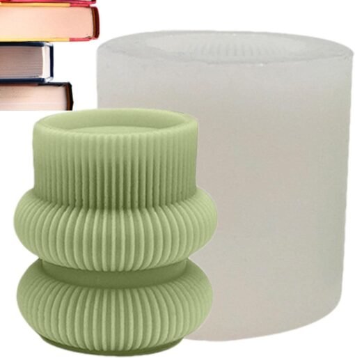 Vedini Pillar Candle Molds - Resin Casting Molds Pillar Shape - Silicone Molds 3D for DIY Jkb-172 - Image 4