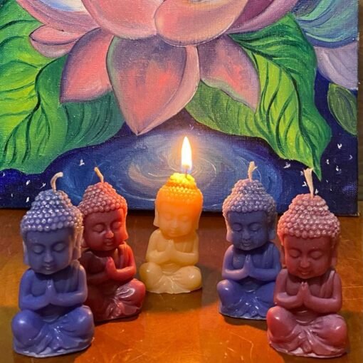 Vedini Buddha Design Candle Mold Soap Mold Resin Craft Decorating Craft Molds 3D Silicone Mold Jkb- 171 - Image 5
