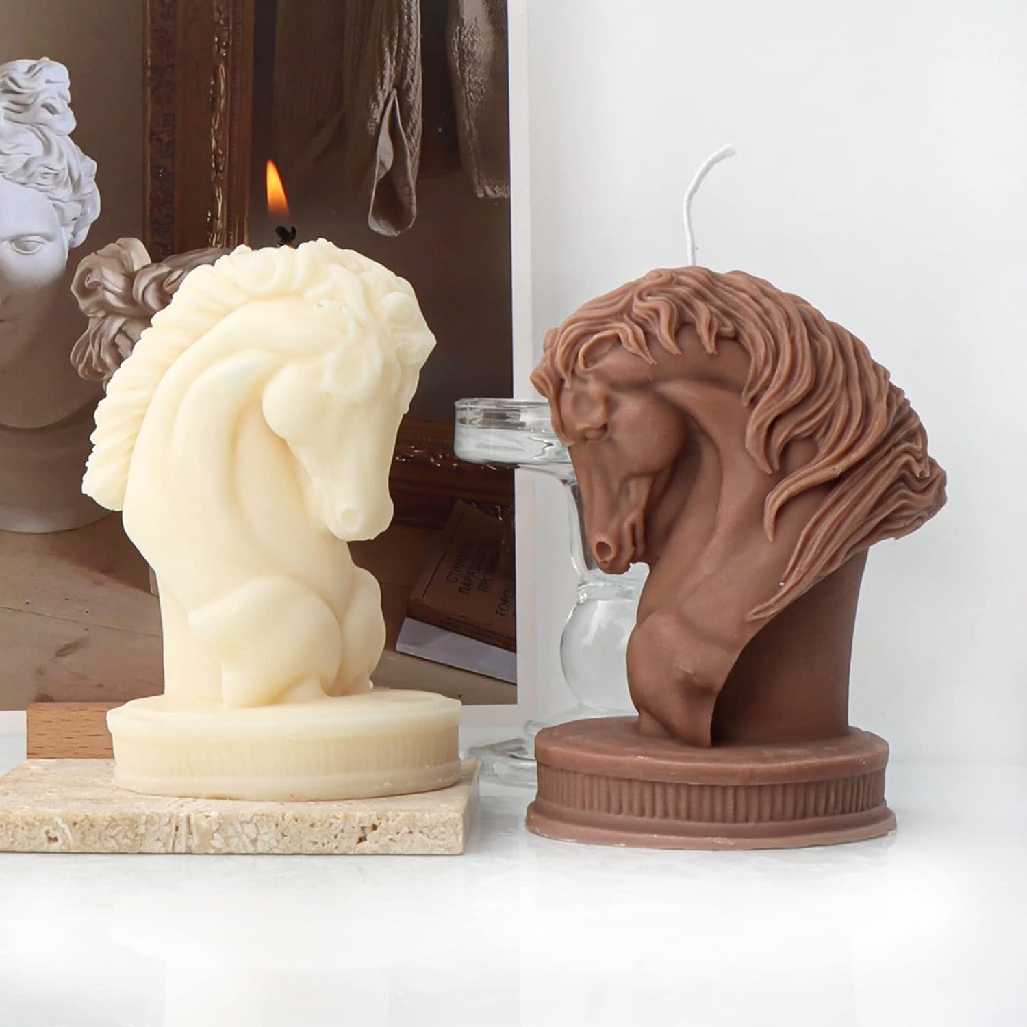 3D Horse Silicone Mold Candle Plaster Silicone Mold Cake - Etsy