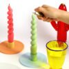 Spiral Taper Candle Silicone Mold