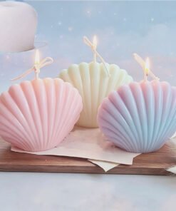 Vedini Pearl Shell Mold, Shell Candle Mold,s callop mold,Handmade Soap Mold,Difusser Plaster DIY,Food grade silicone mold JKB- 166