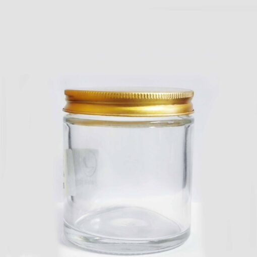 Vedini 220ml Transparent Glass Jar with 70mm RO Cap – Multipurpose Jar for Candle Making, Dry Fruits, Chocolates & Storage - Image 2