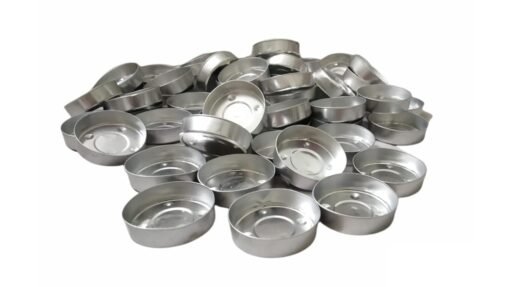 Vedini Aluminium Tea Light Empty Case Containers for Tealight Candles Making - Image 2