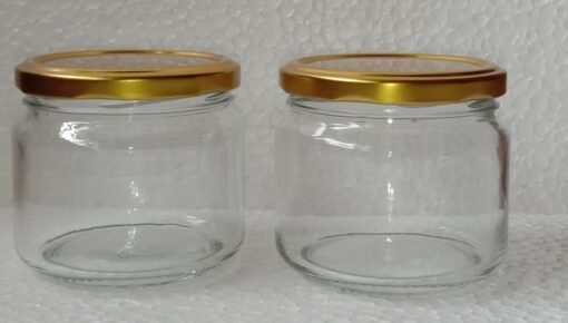 Vedini 300ml Glass Jar with 82mm Lug Cap Transparent for Candle, Dry fruits, Chocolate and other Stuff - Image 3