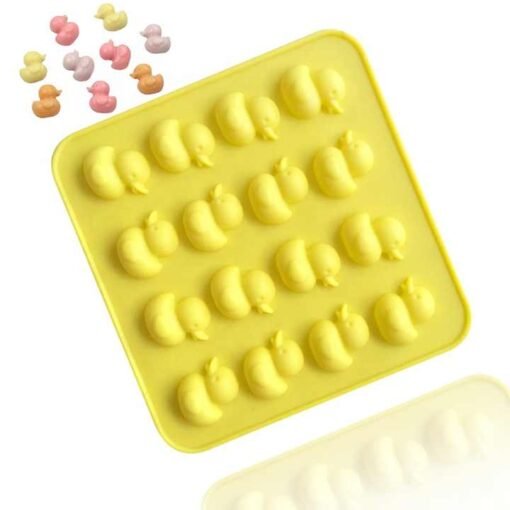 16 Cavity duck shape silicon chocolate mold