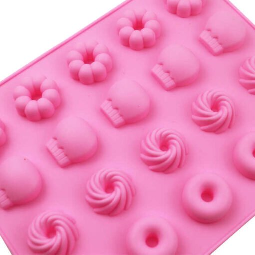 Vedini 20 Cavity circular round shape silicone gummy candy mold, silicon chocolate mould JKB-706 - Image 3