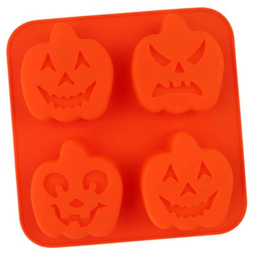 Vedini 4 Cavity Halloween Bat ghost shape silicone cake mold silicone candle mold (65 gm approx) JKB-702 - Image 3