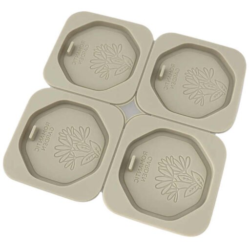 Vedini 4 Cavity flower shape Hanging And Wax Tablet silicone candle molds silicone resin mold JKB-718 - Image 3