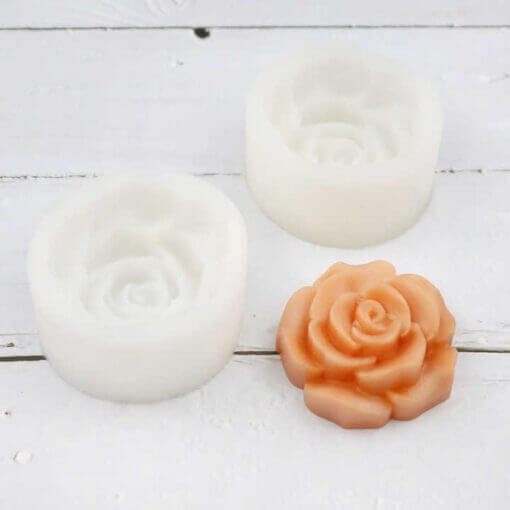 Vedini 3d silicone single rose flower shape resin mold silicone hand made mold JKB-696 - Image 6