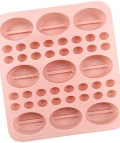 Alternative view of Vedini Big small coffee bean shape mixed chocolate silicone mold resin candy cookie mold JKB-710